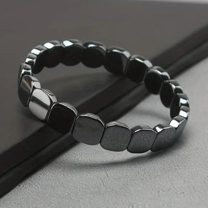 Hematite Beaded Bracelet for Men - Jeglowstore