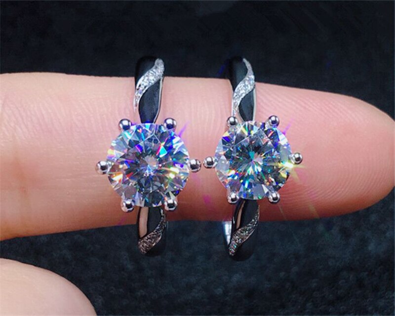 Sell At A Loss! White Gold Color 100% Authentic Tibetan Silver Rings Women Round Cubic Zircon Wedding Fashion Jewelry