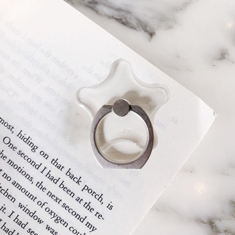 Universal Mobile Phone Holder Stand Finger Ring Magnetic For cute Cell Smart Phone Transparent holder for iphone 11 12 XS MAX