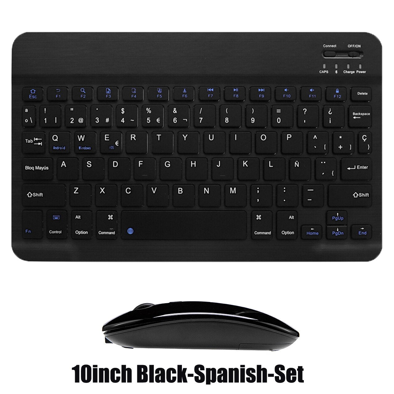 Pink Wireless Bluetooth Keyboard and Mouse Mini Keyboard English Keyboard for Tablet IOS Android IPhone Ipad Keyboard