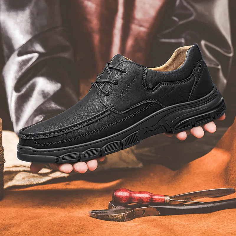 Men’s Classic Sewn Casual Shoes - Jeglowstore