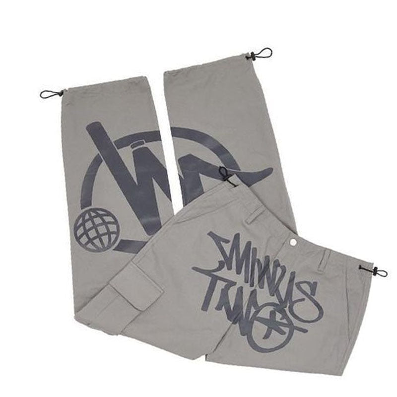 Minus Two Cargo Y2k Casual 2023 Baggy Streetwear Sport Gym Jeans Ropa Men Clothing Pantalones Sweatpants Minustwo Pant Hombre