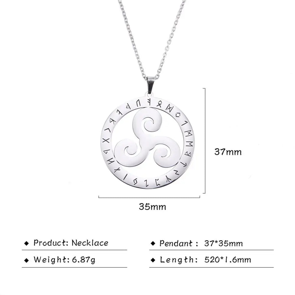 Viking Celtic Moon Pendant - Jeglowstore