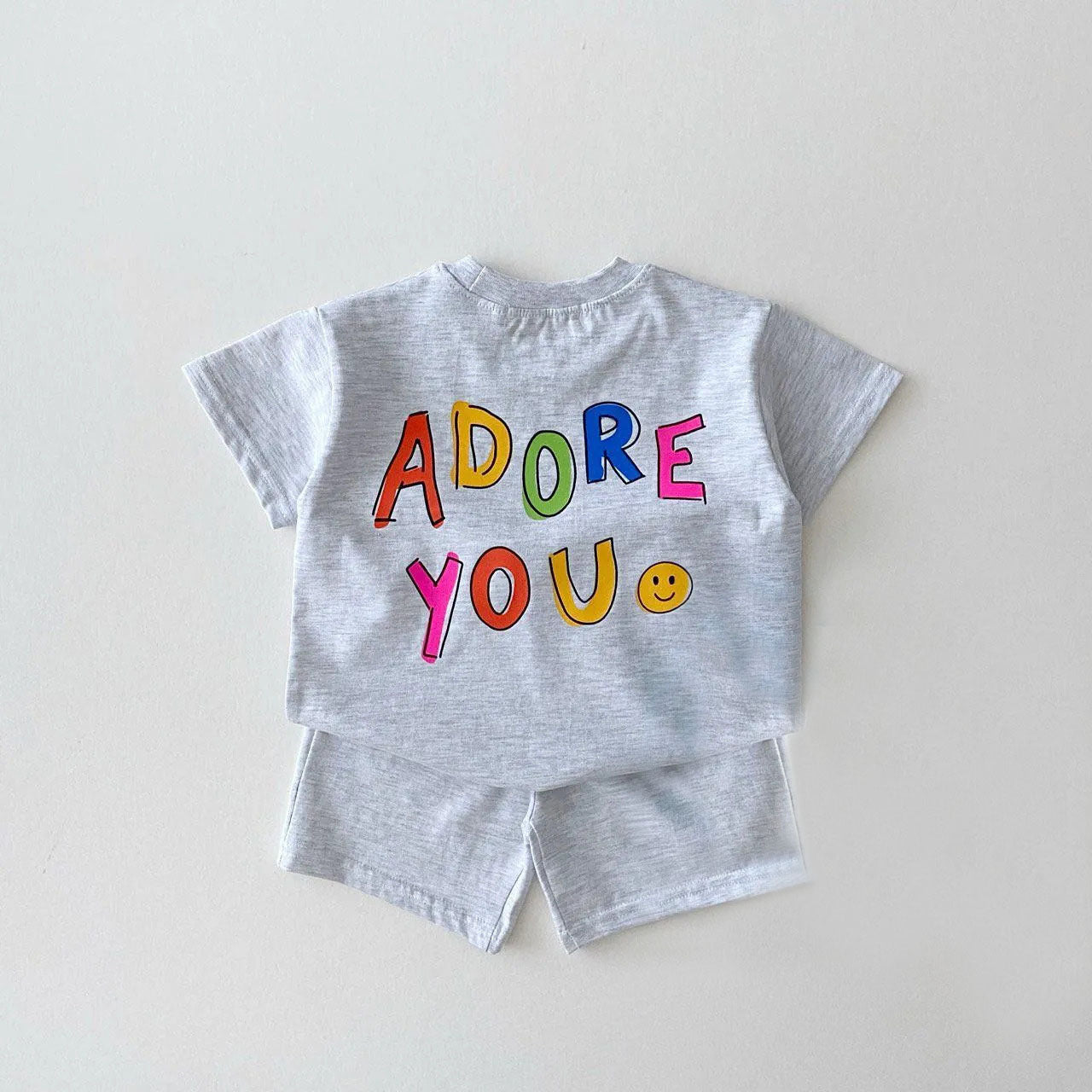 2pcs Baby Boys Girls Outfits Sets Summer Fashion Short Sleeve Kids T-shirts + Shorts Cotton Baby  Clothing