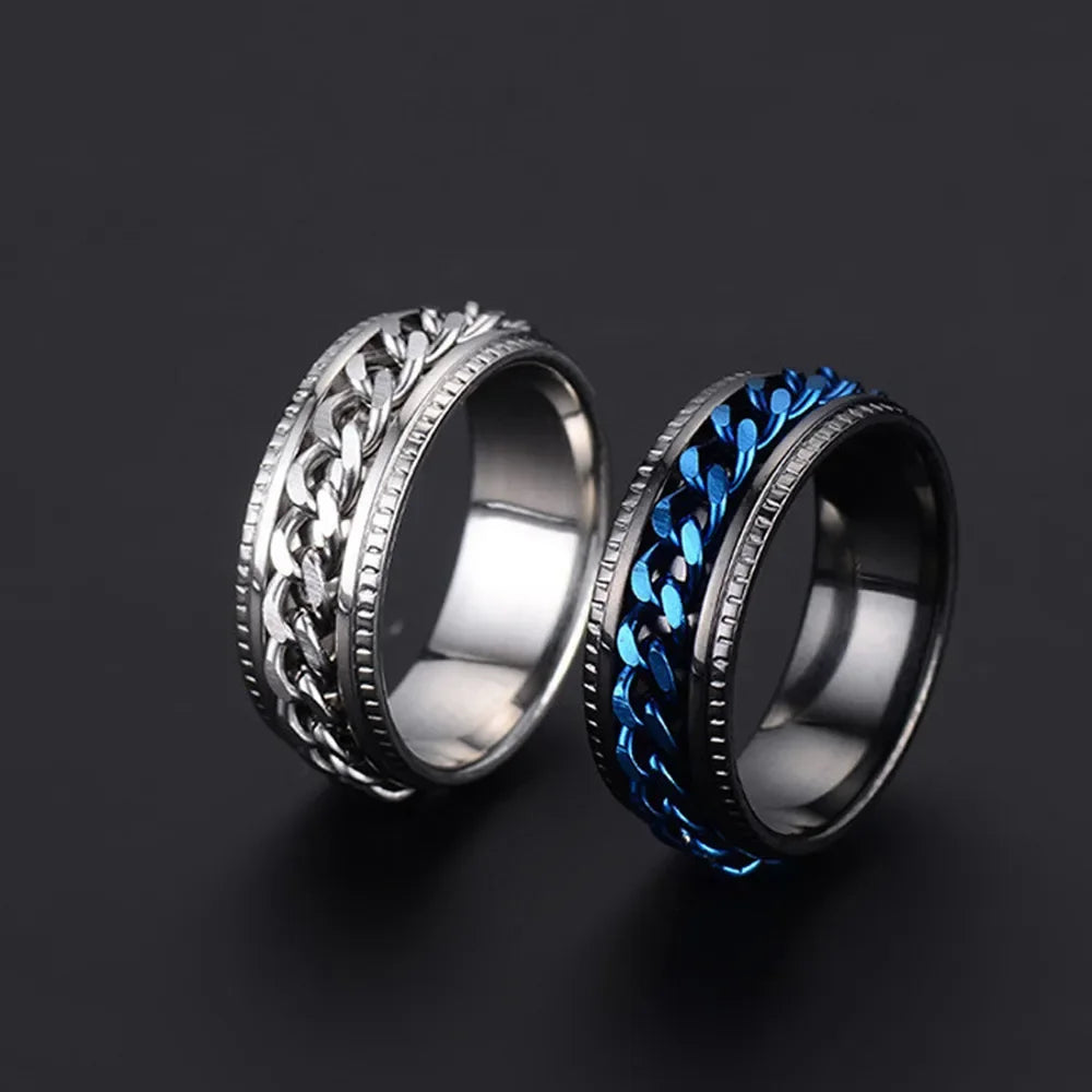 Western Fashion Rotatable Chain Ring - Jeglowstore