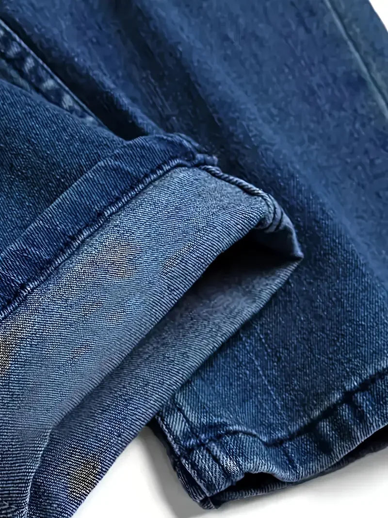 Men’s Ripped Stretch Denim Jeans - Jeglowstore