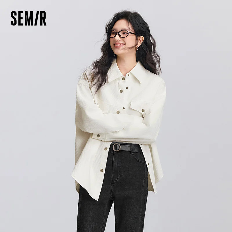 Women’s Casual Chic Oversize Shirt - Jeglowstore