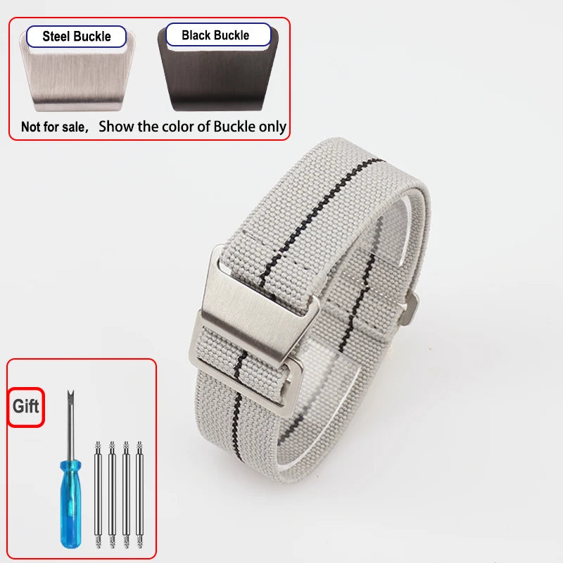 French Parachute Nylon Watch Strap - Jeglowstore