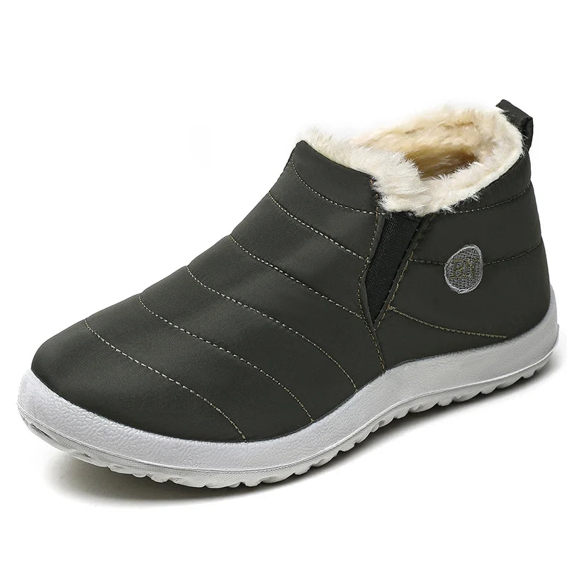 Men’s Slip-On Warm Snow Boots - Jeglowstore