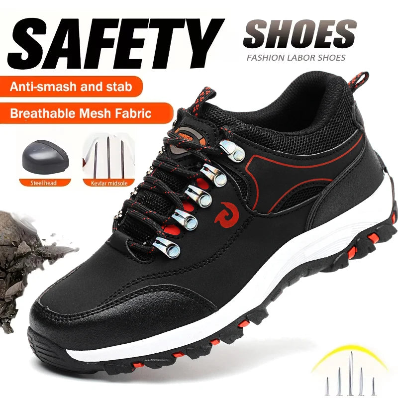 Men’s Anti-Smash Security Work Shoes - Jeglowstore
