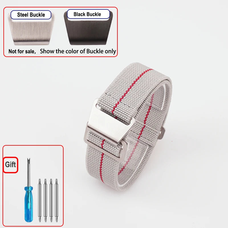 French Parachute Nylon Watch Strap - Jeglowstore