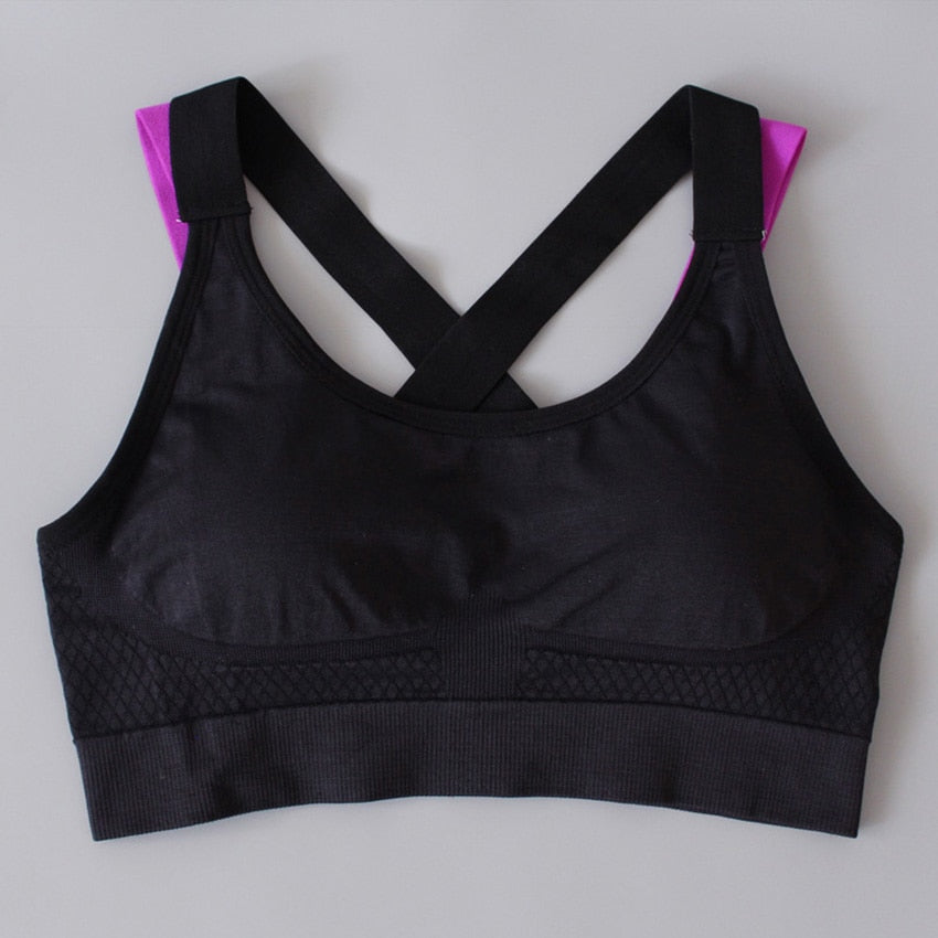 Sports Bra for Women Gym Seamless High Impact Sports Bra Yoga Fitness Top Female Underwear Push-up bra Sportswear bralette
