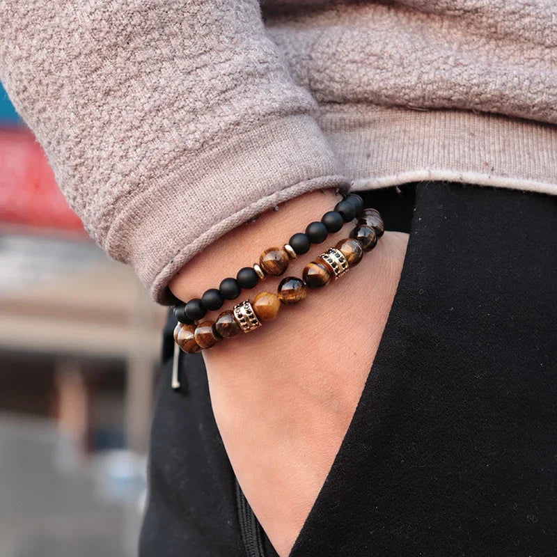 Luxury Tiger Eye Bracelet Set - Jeglowstore