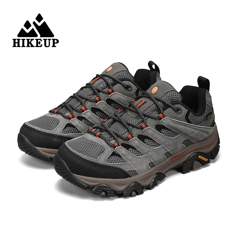 Men’s Leather Hiking Sneakers - Jeglowstore