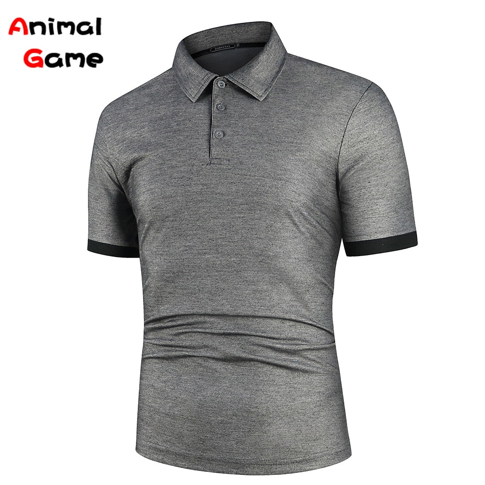 Summer Men Polo Men Shirt Short Sleeve Polo Shirt Contrast Color Polo New Clothing Streetwear Casual Fashion Men Collar Tops