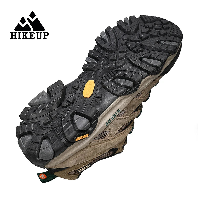 Men’s Leather Hiking Sneakers - Jeglowstore