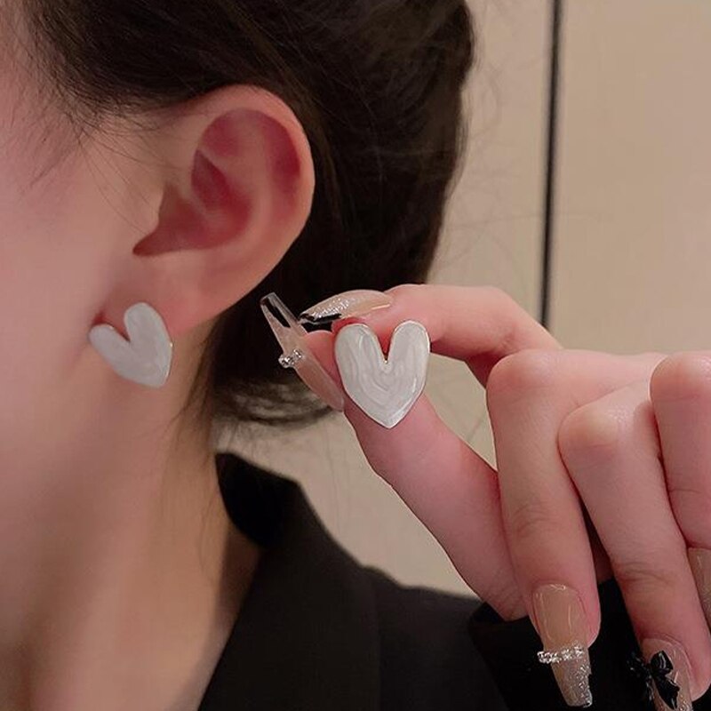 Korean Crystal Earrings Metal Pearl Ear Clips For Women Fashion Ear Claw Earring Girls Elegant Trendy Jewelry Party Gift