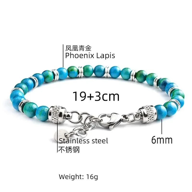 Men’s Natural Stone Bracelet Gift - Jeglowstore