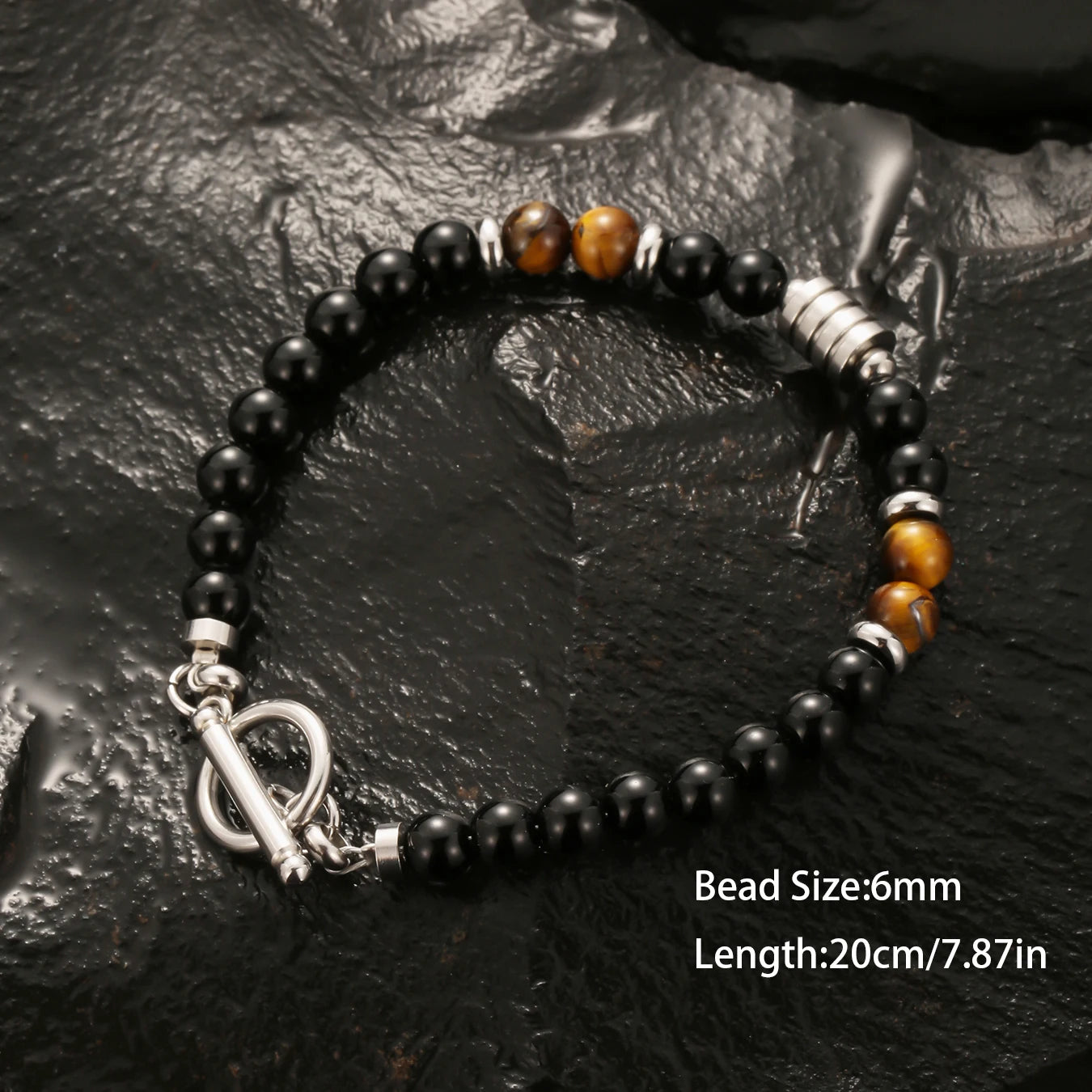 Men’s Natural Stone Bracelet Gift - Jeglowstore