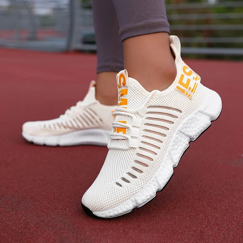 Women’s Breathable Platform Sneakers - Jeglowstore