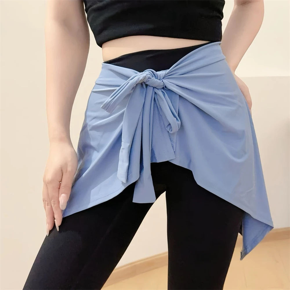Athletic Asymmetrical Wrap Skirt - Jeglowstore