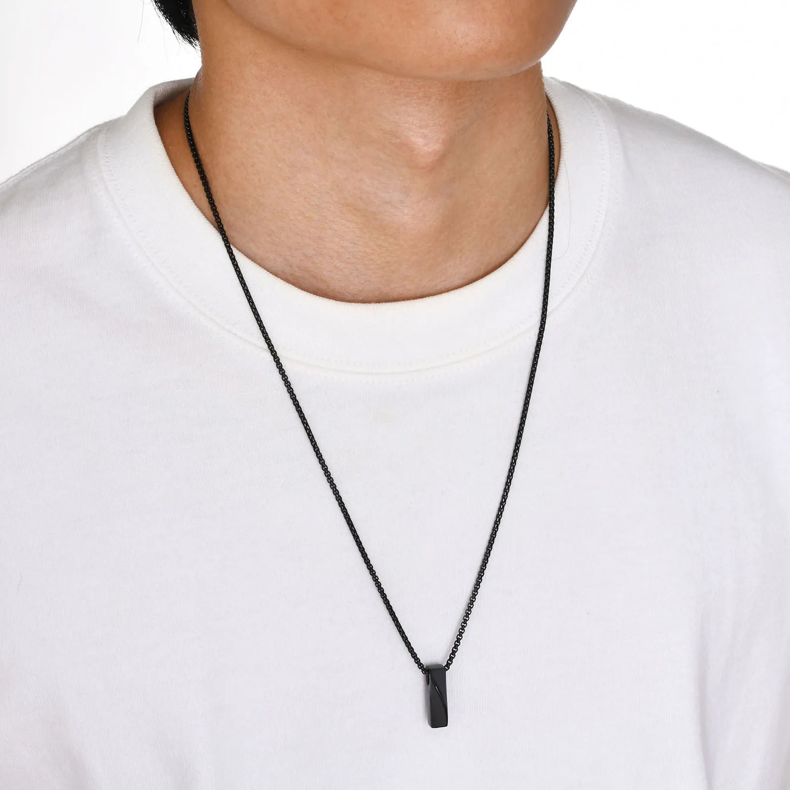 Vnox Small Mobius Bar Necklace - Jeglowstore