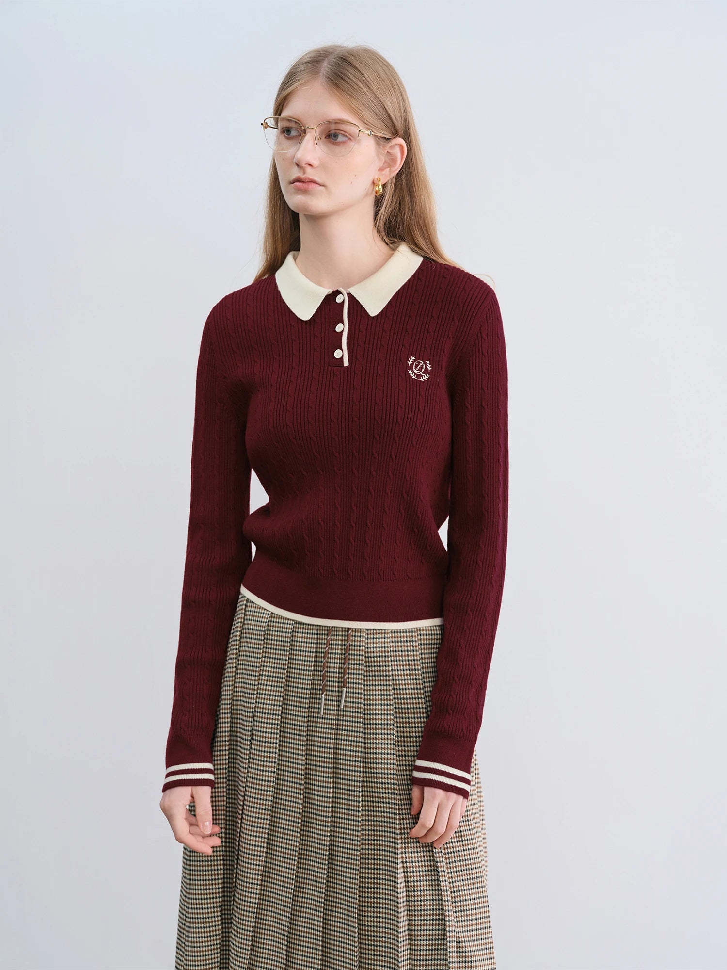 Women’s College Style Polo T shirt