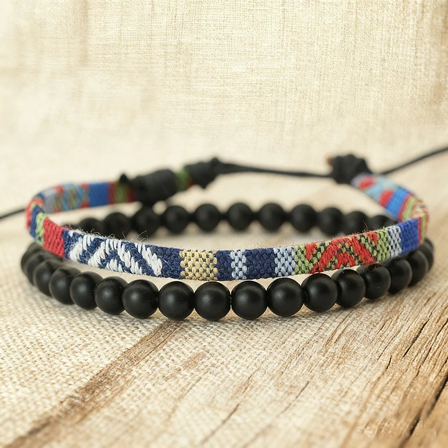 Versatile Ethnic Men’s Bracelet Set - Jeglowstore