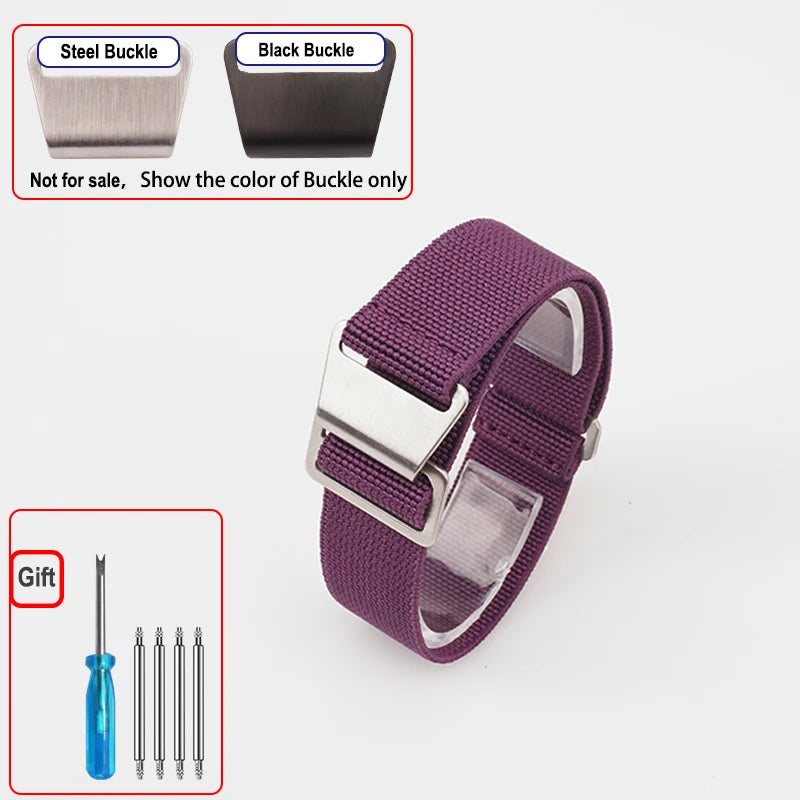 French Parachute Nylon Watch Strap - Jeglowstore