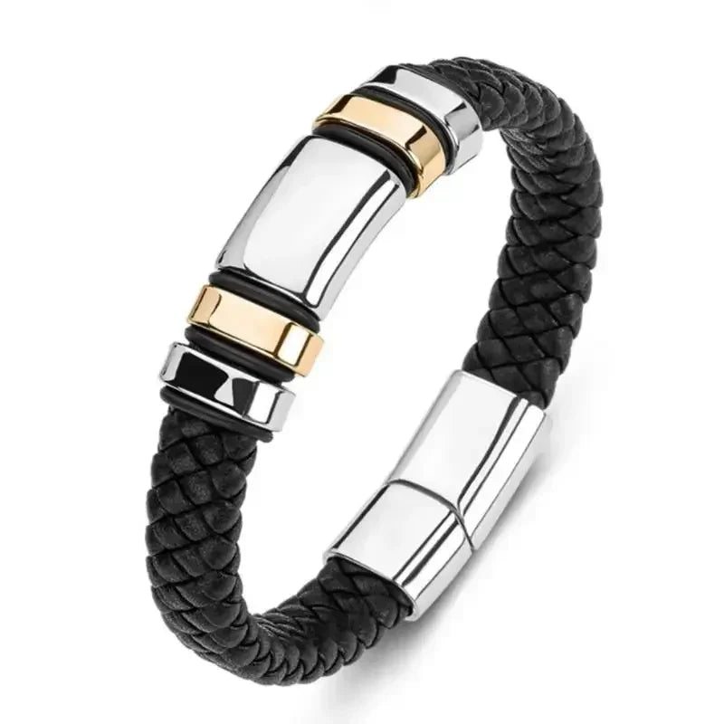 Men’s Handmade Leather Infinity Bracelet - Jeglowstore
