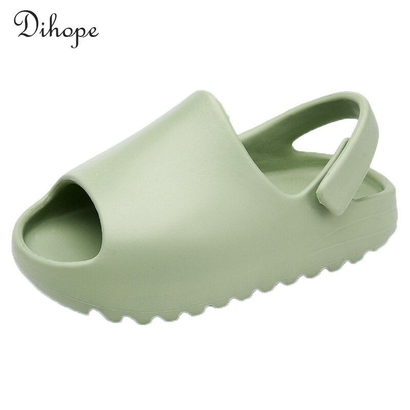 Kids Sandals Baby Toddler Adults Slip-on Fashion Boys Girls Foam Beach Summer Slides Bone Resin children Lightweight Water Shoes