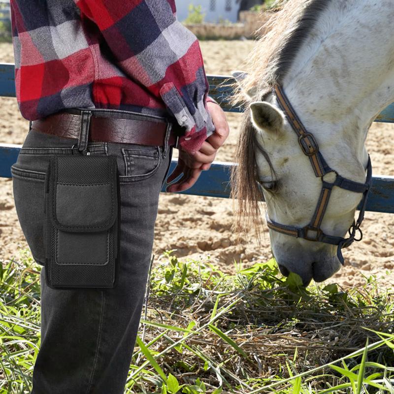 Outdoor Mens Mobile Phone Waist Bag Multifunctional Wearable Belt Hanging Waist Waterproof Sports Hunting Belt Mobile Phone Bag