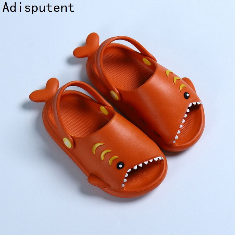 Summer Slippers For Kids Sandals Baby Toddler Fashion Boys Girls Shoes Beach Slides Bone Resin Children Lightweight Water Shoes