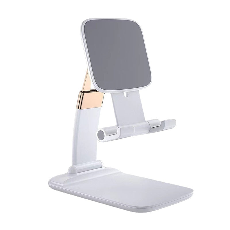 Creative lazy desktop bedside phone holder portable multifunctional folding telescopic live aluminum alloy phone holder