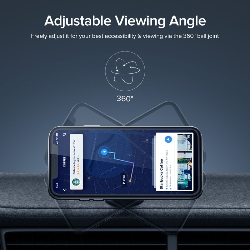 Universal Magnetic Car Phone Holder Stand For iPhone Samsung Magnet Mount Round Car Holder Dashboard Mobile Phone Holder