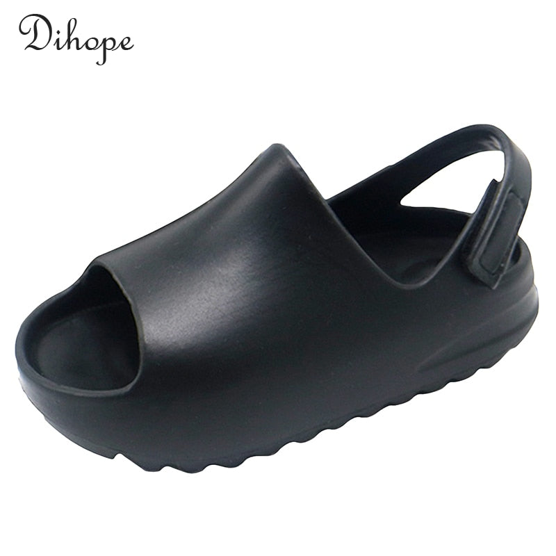 Kids Sandals Baby Toddler Adults Slip-on Fashion Boys Girls Foam Beach Summer Slides Bone Resin children Lightweight Water Shoes