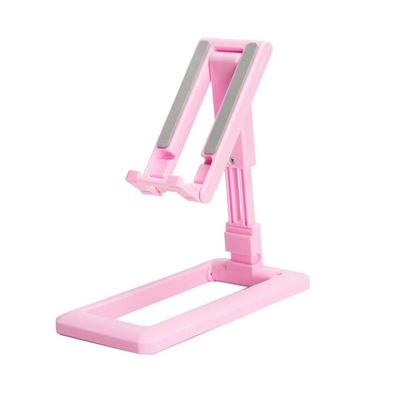 Desktop adjustable mobile phone stand, multi angle universal foldable stand for iPad tablet iPhone Samsung Smart