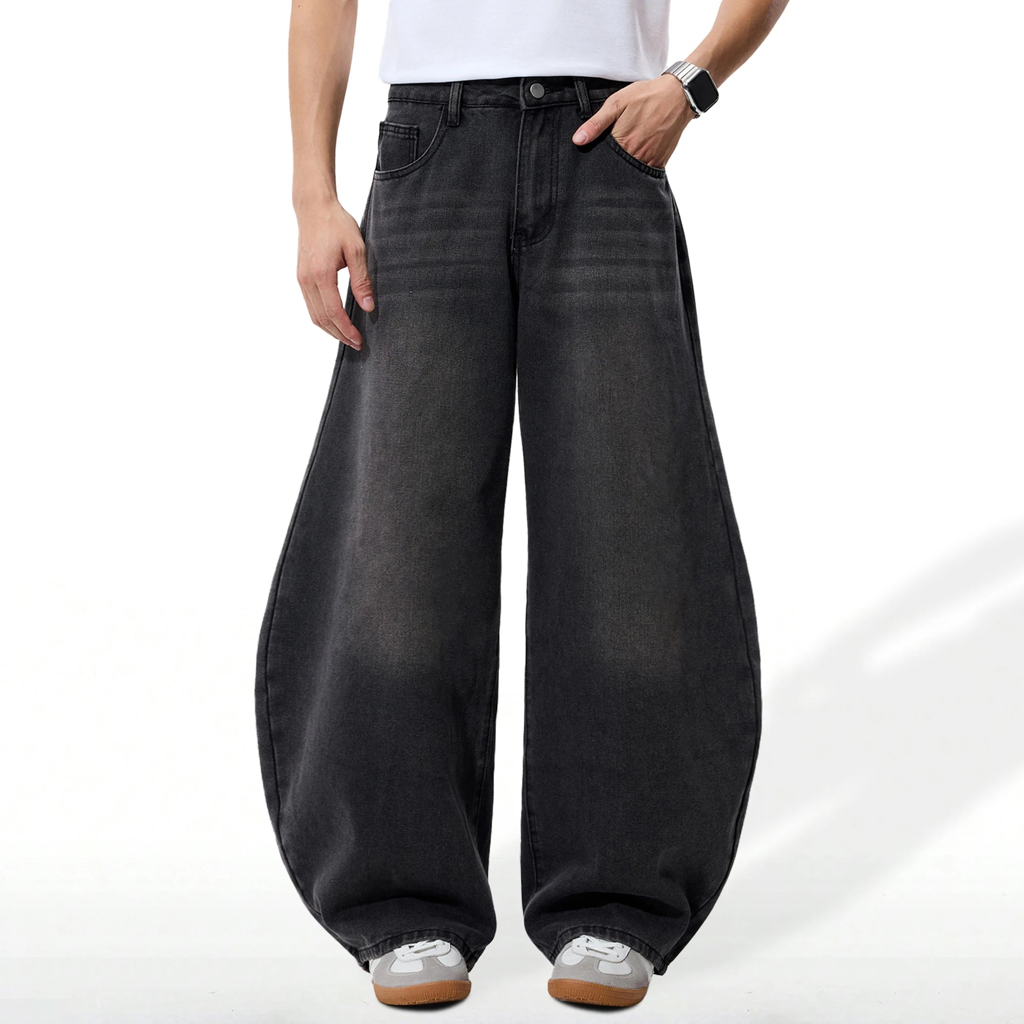 Men’s Street Style Baggy Jeans - Jeglowstore