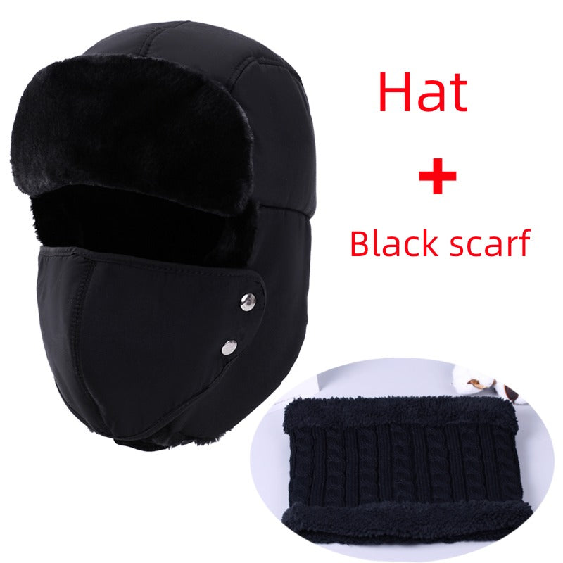 Middle-Aged and Elderly Men Winter Dad Fleece Thickened Ushanka