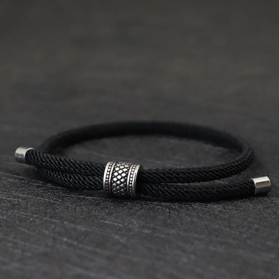 Men’s Adjustable Nylon Cord Bracelet - Jeglowstore