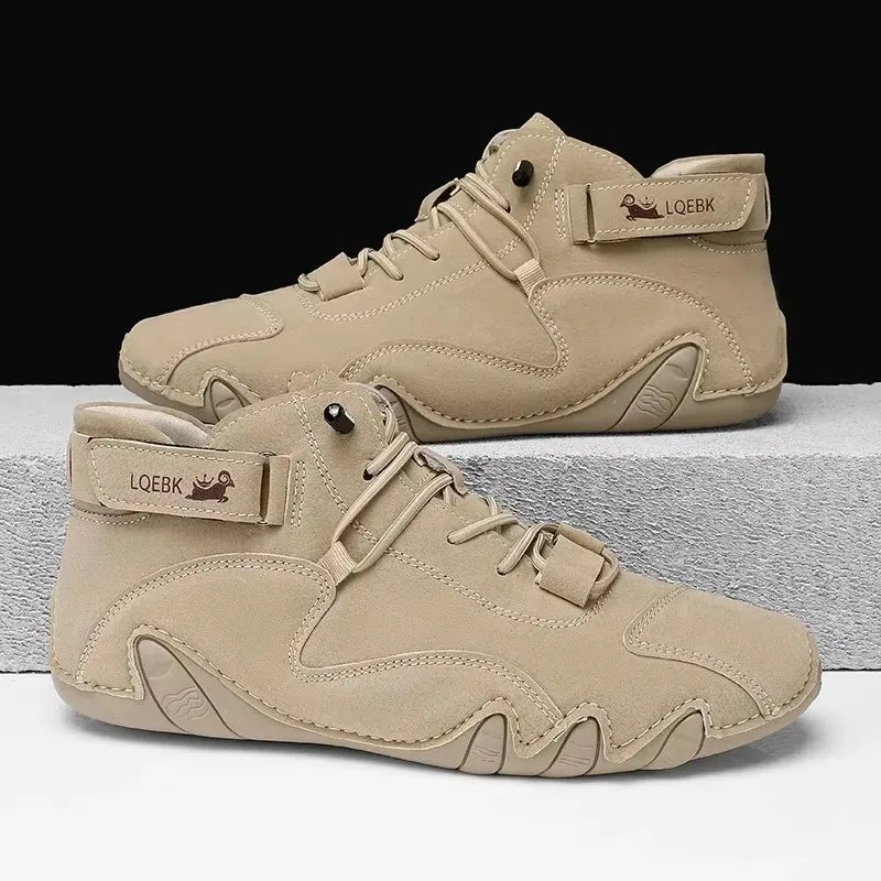 Men’s Outdoor Casual Retro Flat Boots - Jeglowstore