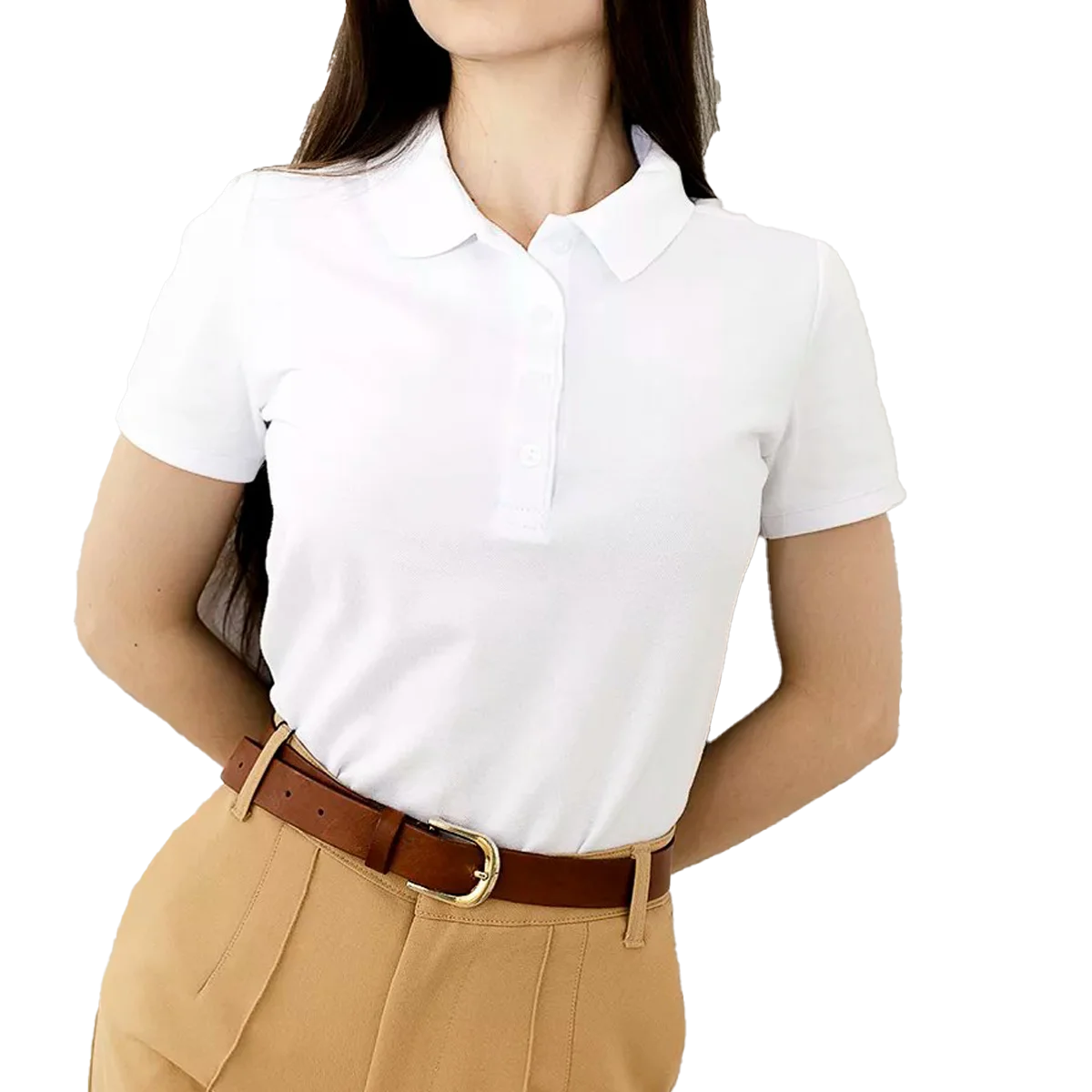 Women’s Casual Cotton Polo Shirt