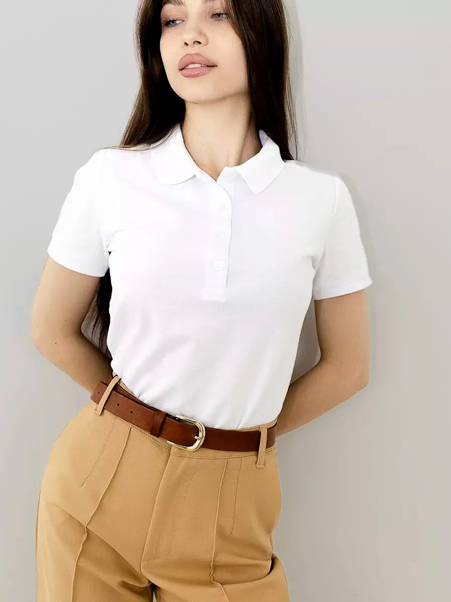 Women’s Casual Cotton Polo Shirt
