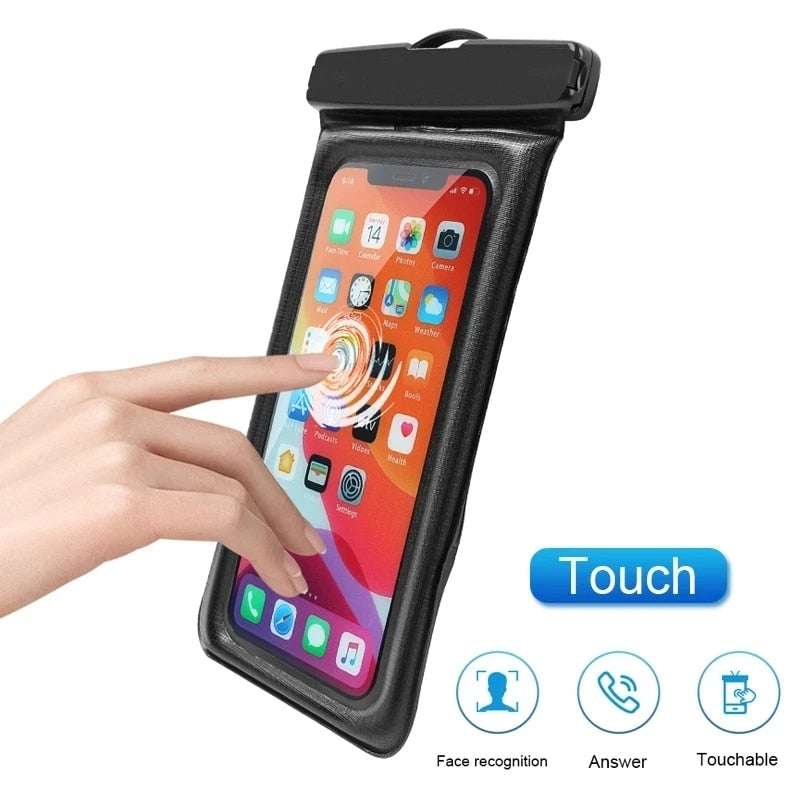 IP68 Universal Waterproof Phone Case Water Proof Bag Swim Cover For iPhone 13 12 11 Pro Max X XS Samsung S22 Ultra Xiaomi Huawei