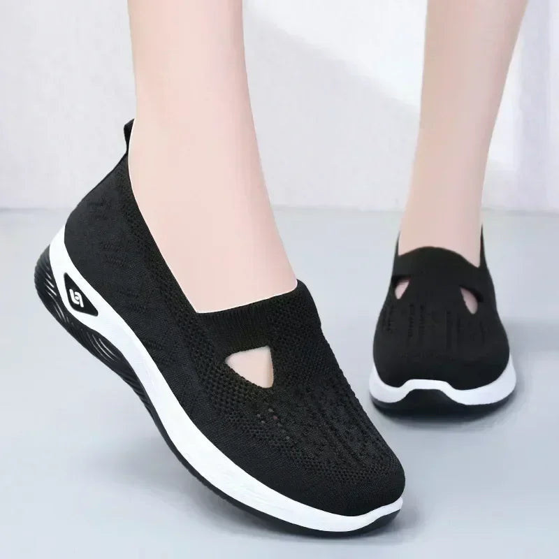 Women Mesh Slip-On Sneakers