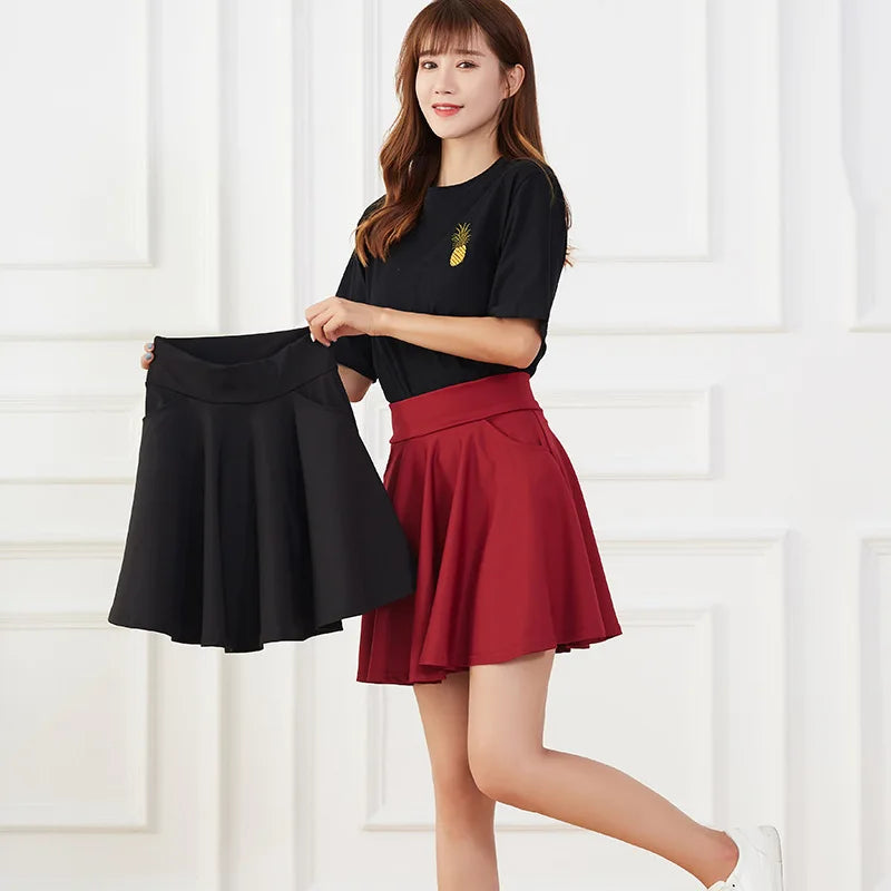 Pleated Skater Skort - Jeglowstore