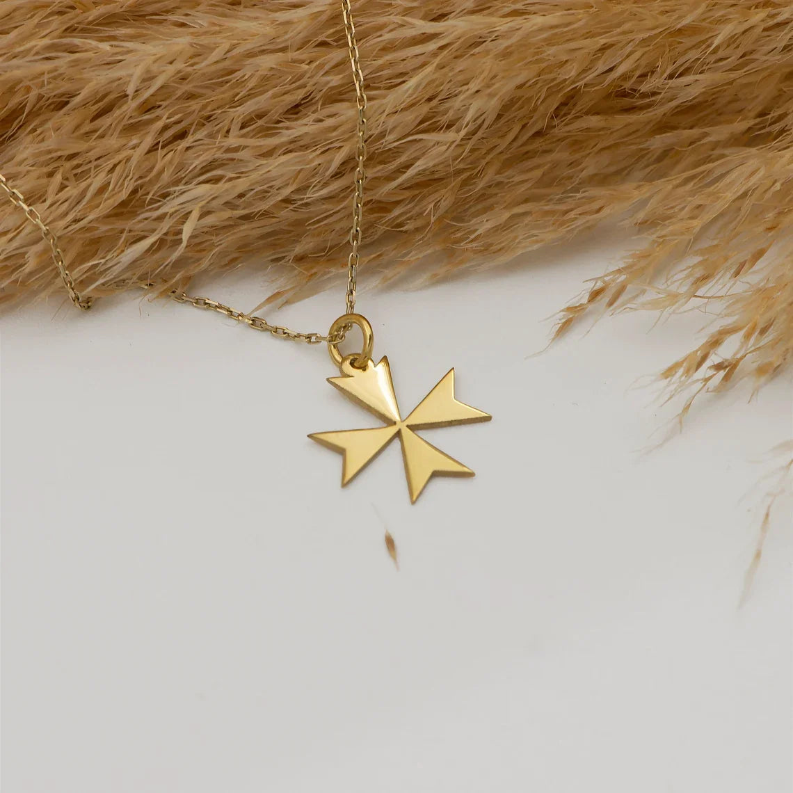 Men’s Maltese Cross Stainless Steel Jewelry Gift