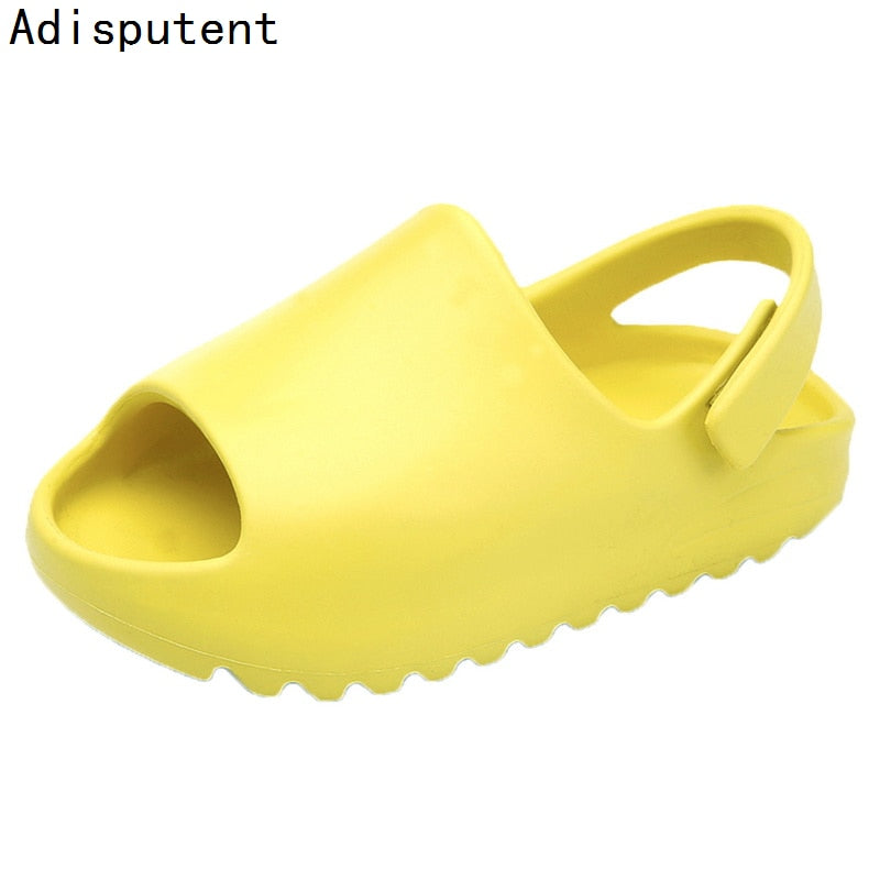 Summer Slippers For Kids Sandals Baby Toddler Fashion Boys Girls Shoes Beach Slides Bone Resin Children Lightweight Water Shoes