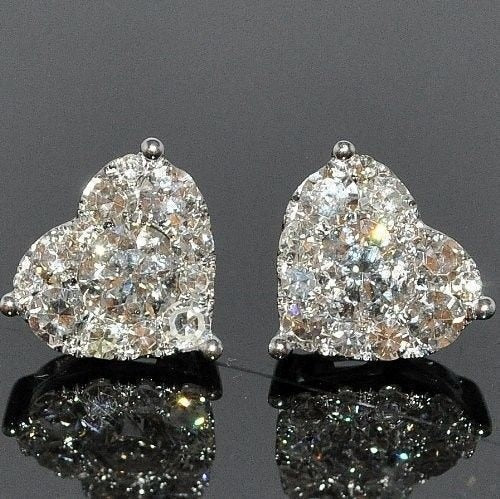 Hip Hop Square Zircon Earrings Men Women Geometric Micropavé Zircon Faux Color Stone Stud Earrings