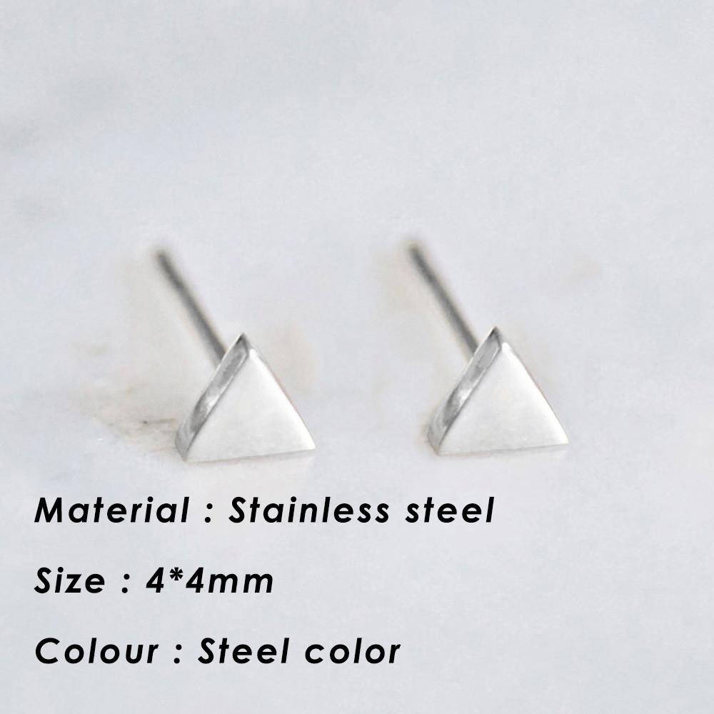 Small Heart Stainless Steel Stud Earrings for Women Girl Not Fade Gold Color Tiny Earrings Korea Fashion Jewelry Piercing Ear